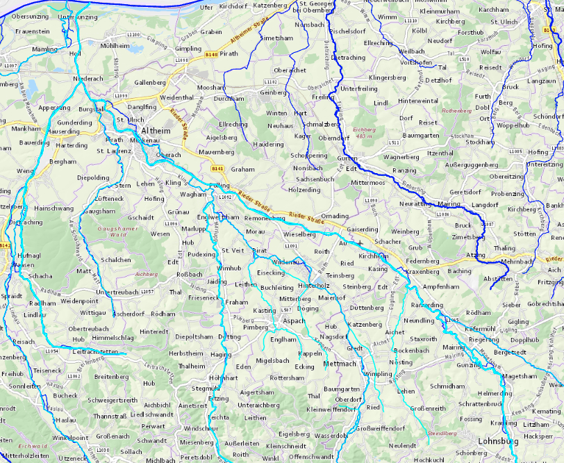 Fließgewässer Revier Ache